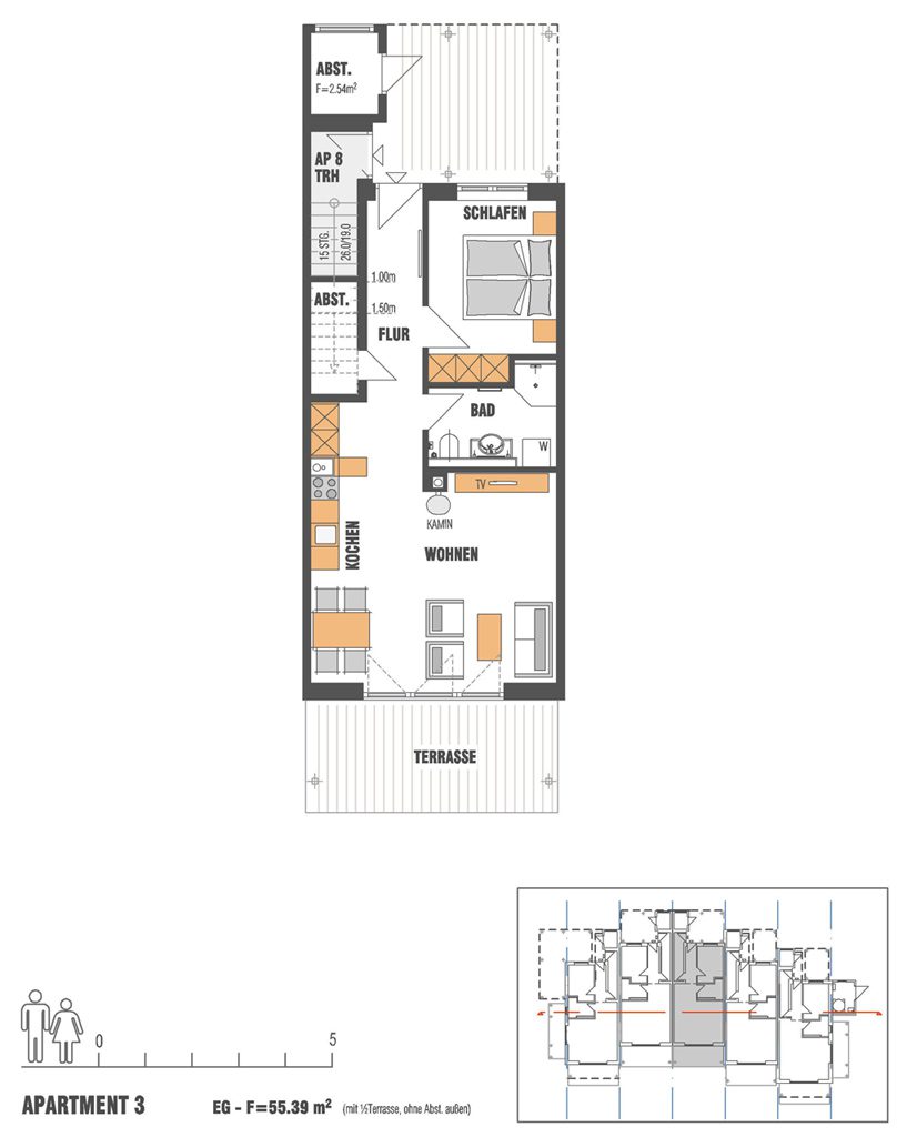 Grundriss Ferienwohnung